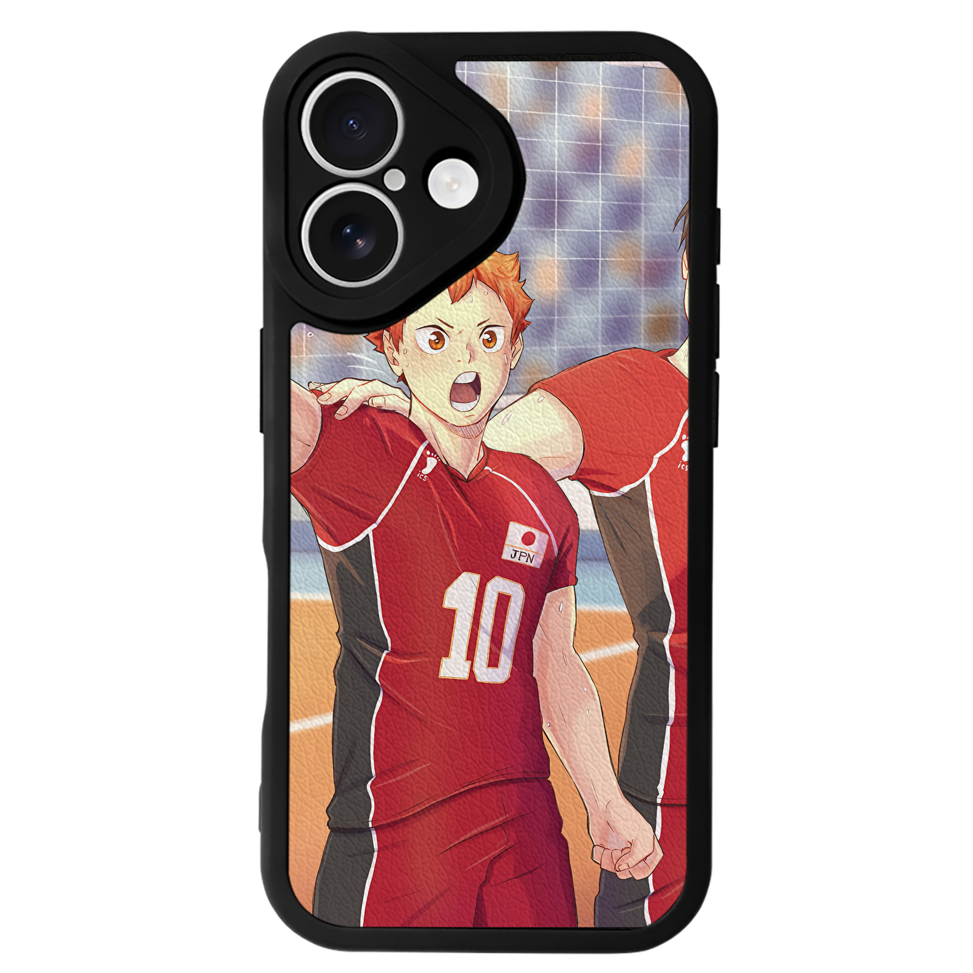 （画像用） ハイキュー!! Haikyu!! 【iPhone 16シリーズ対応】シリコンスマホケース（レザー調） 材質：シリコン